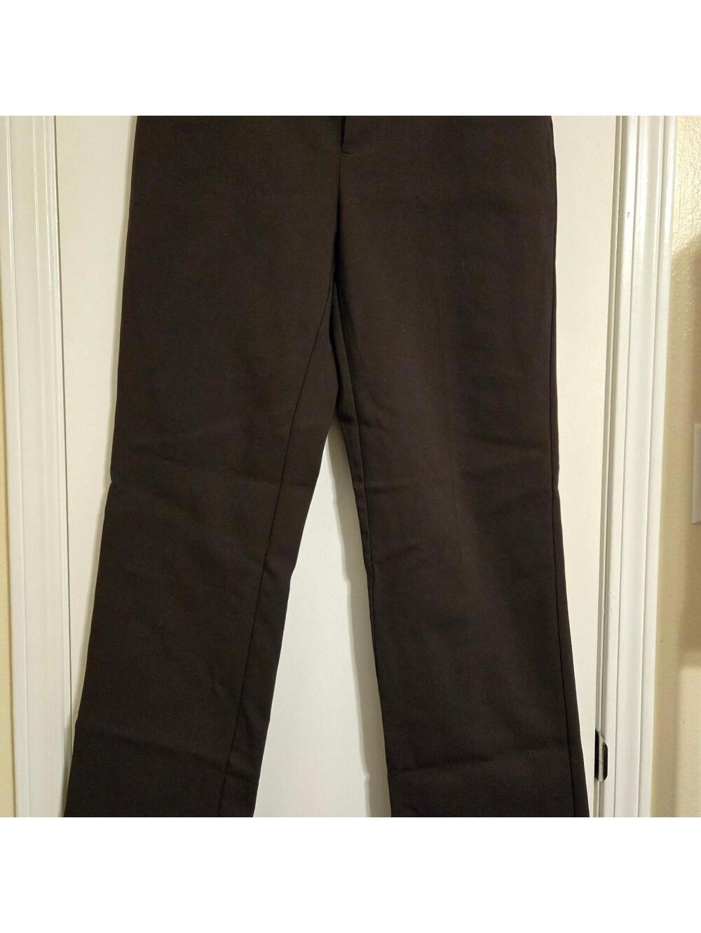 Christopher & Banks Women's Brown and Black Tailored-trouser